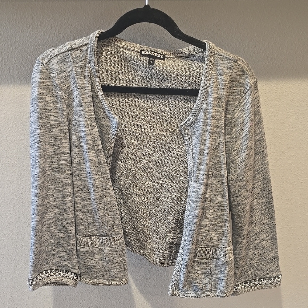 Express Women's Gray Sweater